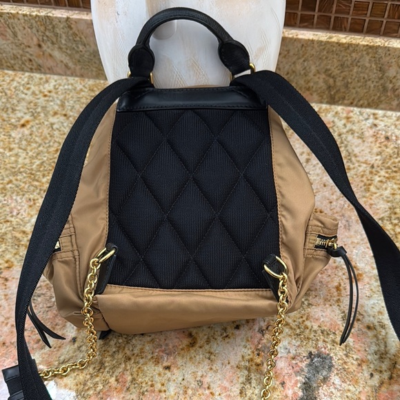 Burberry Tan and Black Backpack main image 4